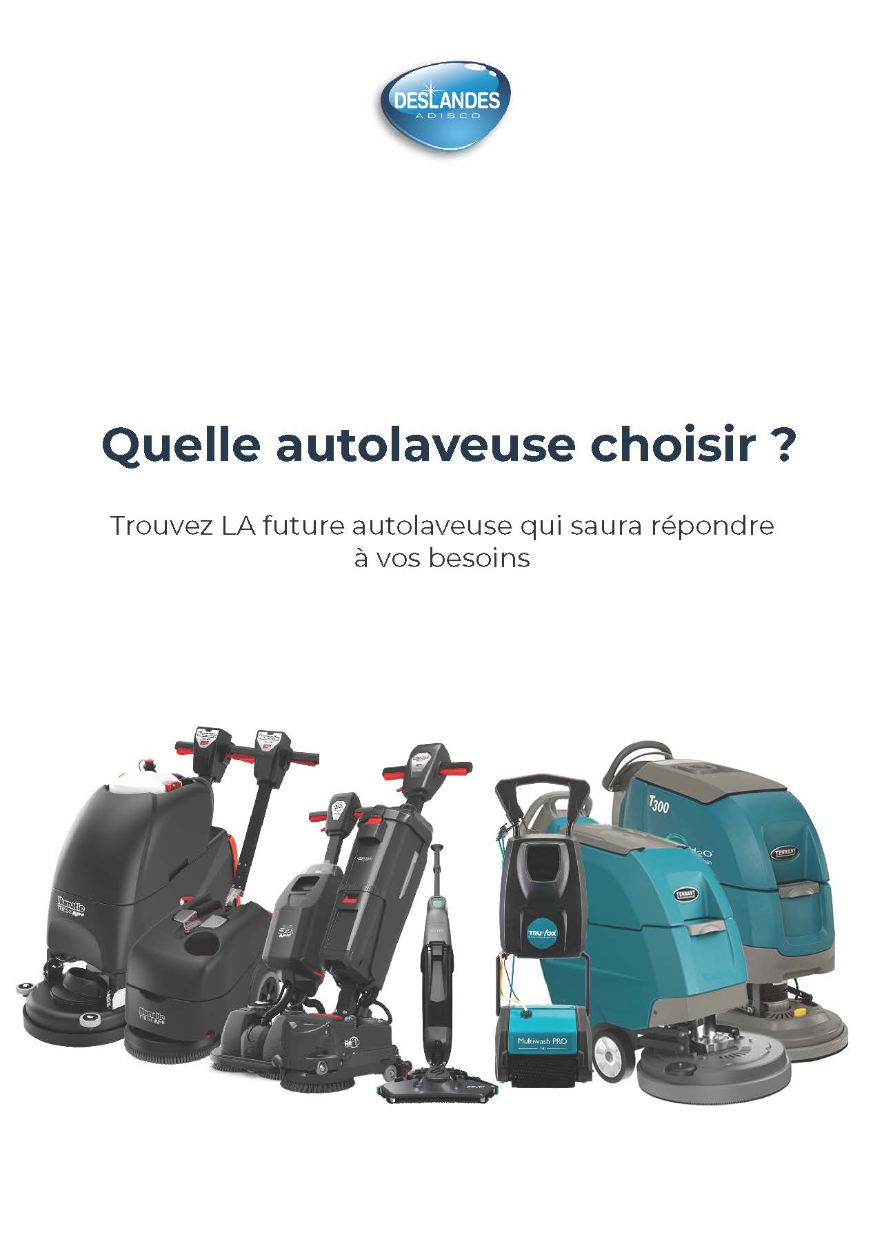 Plaquette quelle autolaveuse choisir ?